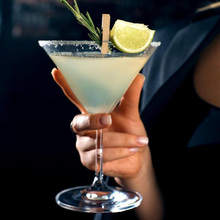 Набір склянок для коктейлів ParaCity (4 шт.), 180 мл: Мартіні, Маргарита, вечірка, кейтеринг