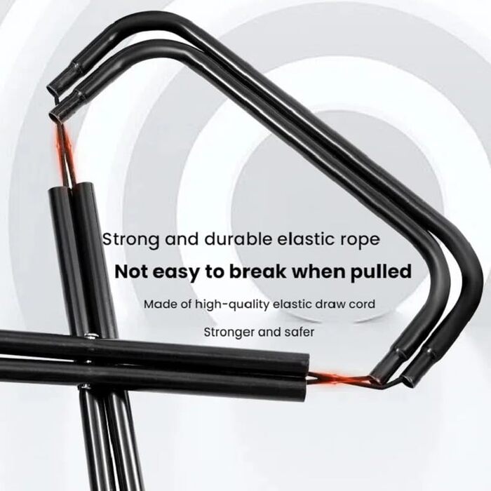 Зручний складаний стілець для кемпінгу Kiuiom: рибалка, пікнік, трекінг, полювання, туризм. Чорний. Максимальне навантаження 220 фунтів.