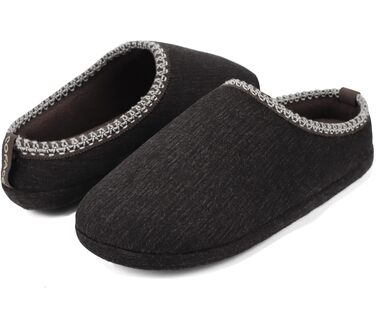 Тапочки чоловічі COFACE з м'якою піною Memory Foam, зручні, для дому та вулиці, темно-коричневі, 47 EU