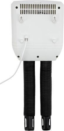 Melissa 16540009 Electric Shoe Dryer, Shoe Warmer for Boots, Rubber Boots and Gloves, Dryer for Hiking Shoes or Ski Boots, Heater with Fan and Timer for 1 Pair of Shoes