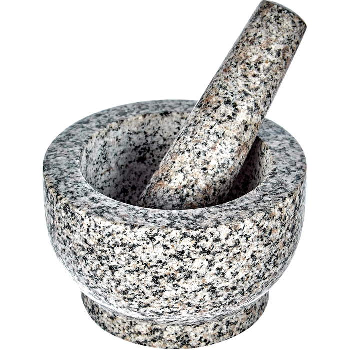 Набір ступки та пестика Zeller 24501, граніт, сірий (13x13x8 см)