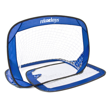 Relaxdays Pop-Up Football Goals, 2-Piece Set