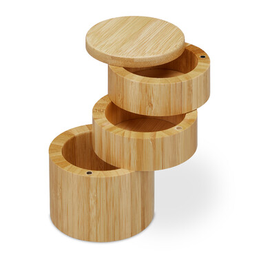 Relaxdays Rotating Salt Container with 3 Compartments