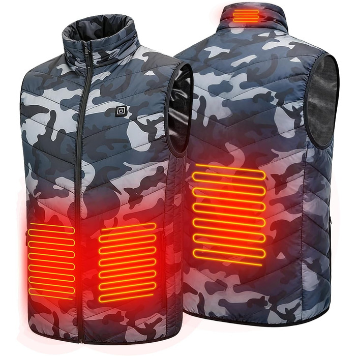 Степова жилетка Weste Daunenweste: тактична жилетка, камуфляж, розмір M