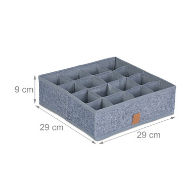 Relaxdays Underwear Organizer 4-Piece Set