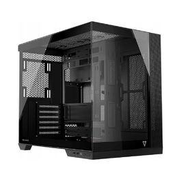 Корпус для комп'ютера MODECOM Volcano Panorama Midi Tower ATX, чорний, з панорамним вікном