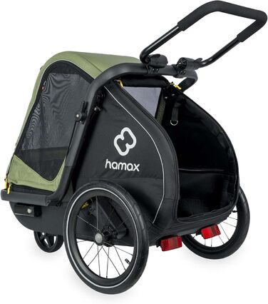 Hamax Puto Hundeanhänger (M, grün) - велосипедний причіп для собак, великий, зелений