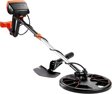 Металошукач VEVOR Profi: 30 см котушка, 7 режимів, IP68 (глибина занурення до 3 м), для пошуку золота, регульована ручка, Bluetooth-гарнітура, прецизійний детектор (20,3 см)