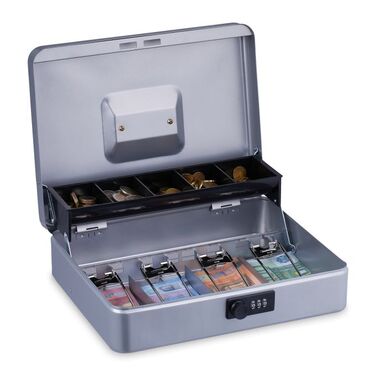 Relaxdays Combination Lock Cash Box