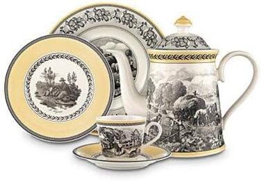 Villeroy & Boch – Audun Ferme Sugar Bowl 300 Ml White/Colorful, Dishwasher-Safe, Microwave-Safe, Jar, Food Storage Container, Storage Container, Box, Candy Storage, Chocolate Box, Premium Porcelain