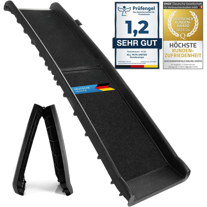 Східці для собак та котів All Pets United® - розкладна рамка для собак, 156 x 40 см