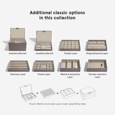 Набір скриньок для прикрас Stackers Mink Classic Medium (2 шт.)
