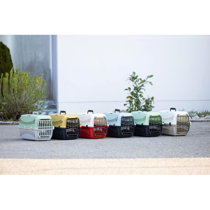 Транспортний бокс для тварин Kerbl Expedion (45x30x30 см), пластик, блакитно-чорний