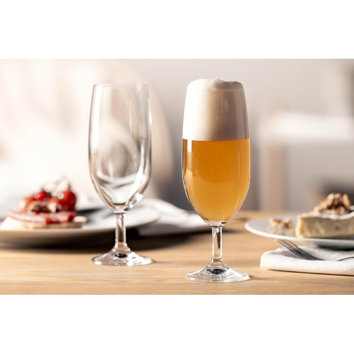 Набір пивних келихів LEONARDO HOME DAILY 6 шт (360 мл) для пива Pilsner, міцні, для посудомийної машини
