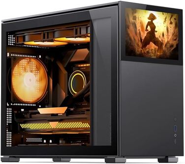 Корпус Jonsbo D31 для ПК mATX з загартованим склом, чорний