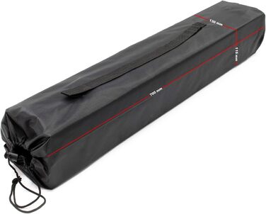 Складний кемпінговий стіл Wiltec 70x69 см з алюмінієвою рамою та сумкою для транспортування. Садовий стіл для пікніка