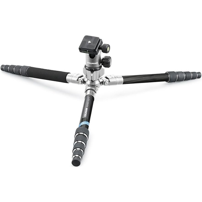 Штатив Cullmann MUNDO 522TC Carbon з кульковою головкою (136 см, 5 кг) срібний - для подорожей