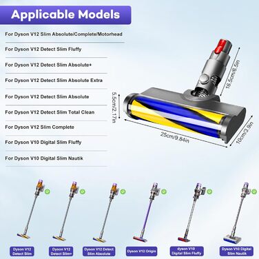 Фільтр HEPA для пилососа Dyson V12 Detect Slim (971517-01) - 3 фільтри + щітка
