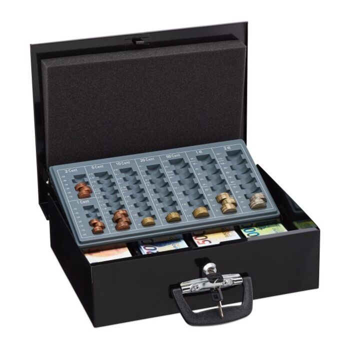 Cash Box з дошкою для підрахунку євромонет