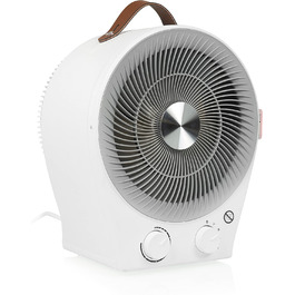 Tristar KA-5140 2-в-1: Електричний обігрівач та вентилятор - 4 режими, 2000 Вт, білий