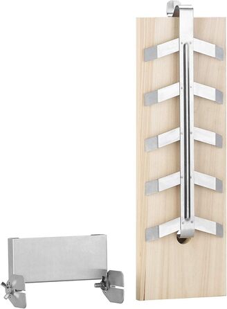 Набір дощок для запікання лосося з кедрового дерева Rosenstein & Söhne з підставкою з нержавіючої сталі, 2 шт.