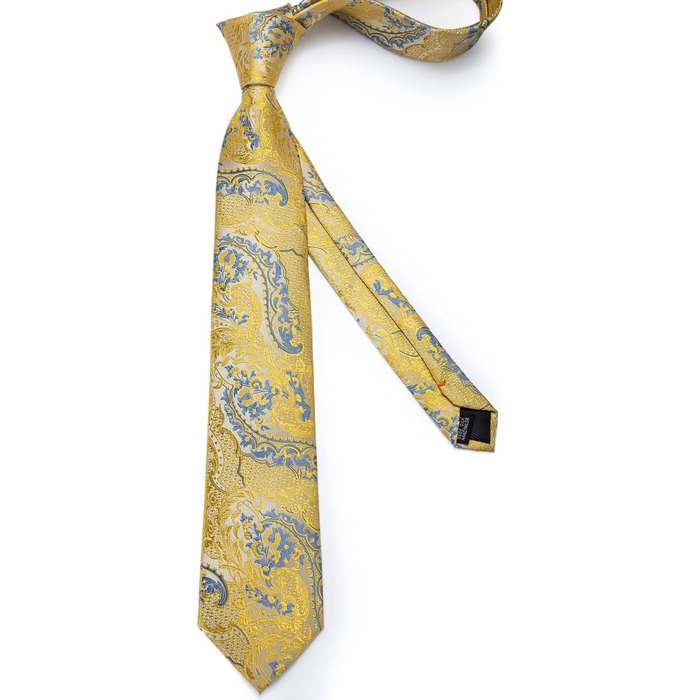 Краватка чоловіча DiBanGu світло-жовта, модна