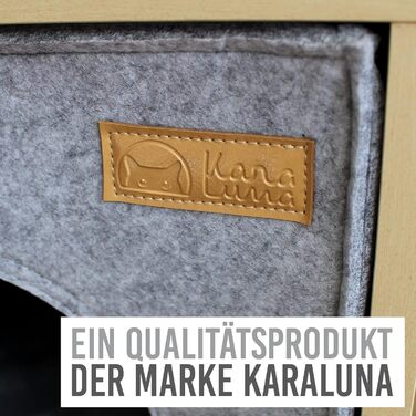 Кігтечка-будиночок для котів з фетру на полиці IKEA Kallax/Expedit, сірий | Місце для сну та відпочинку котів | Підходить для 2 котів або великих котів