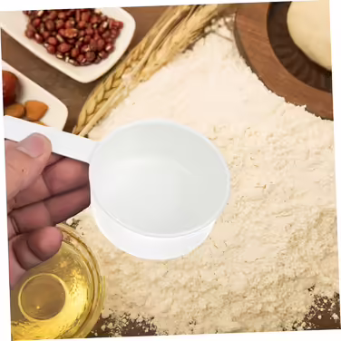 Cabilock Stainless Steel Measuring Spoon Set 4pc Kids Dishware Set Portable Scoops for Coffee
