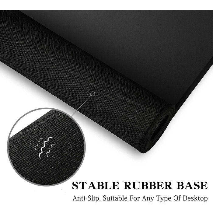 Килимок для миші ігровий RGB 800x300mm XXL, великий, з підсвічуванням 14 режимів, 7 LED кольорів, вологостійкий, антиковзкий, для комп'ютера PC, професійний, чорний