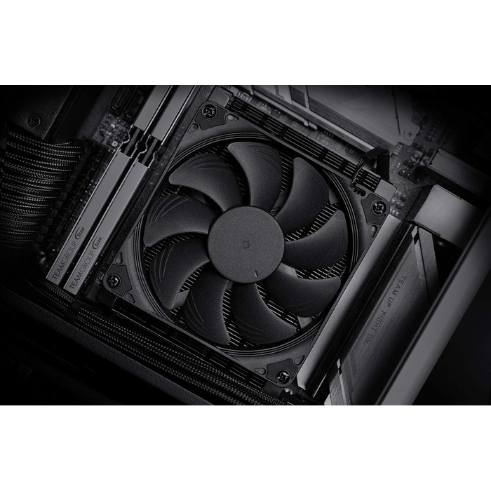 Noctua NH-L9a-AM4 chromax.black - низькопрофільний кулер для CPU AMD Ryzen, чорний