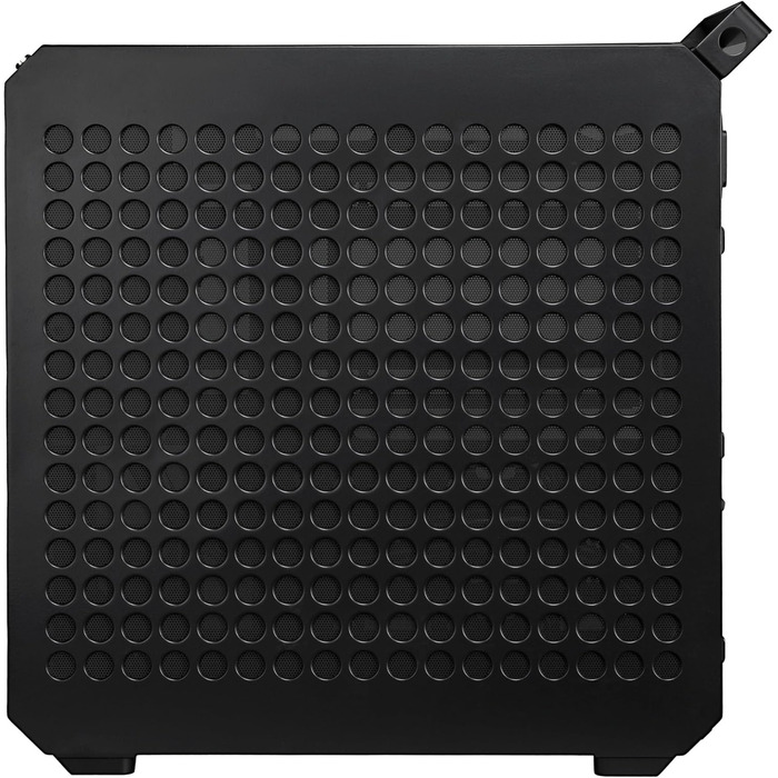 Корпус для ПК Cooler Master Qube 500 Flatpack: ATX, повністю модульний, з 120 мм вентилятором SF-L та вертикальною підсвічуванням для відеокарти, підтримка EATX, 2 x 280 мм радіатори, колір м'ятно-зелений (чорний)