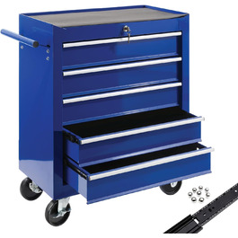 Arebos 5-Compartment Tool Cart