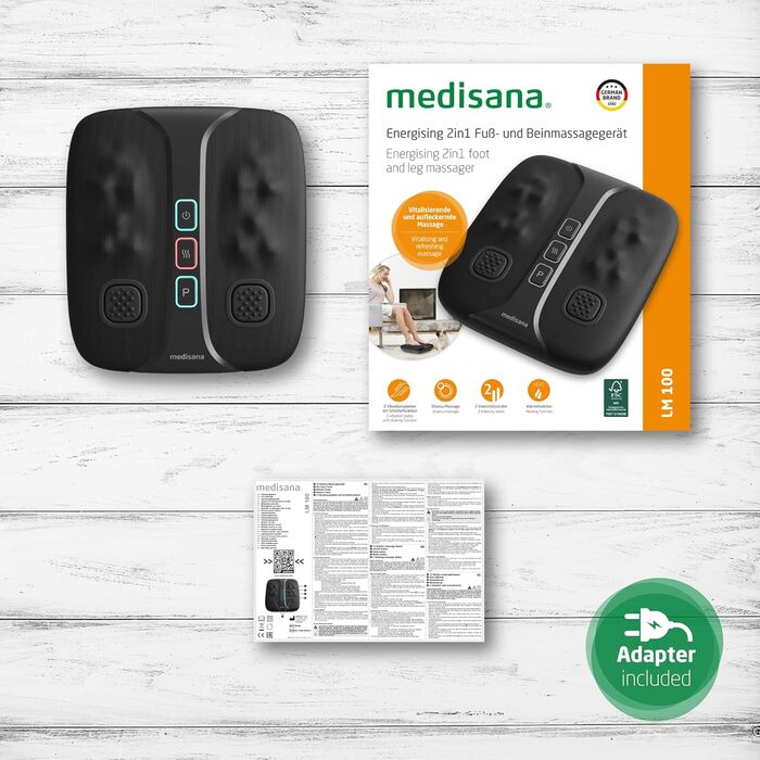 Масажер для ніг Medisana FM 888 Shiatsu з підсвіткою, підігрівом та 2 швидкостями