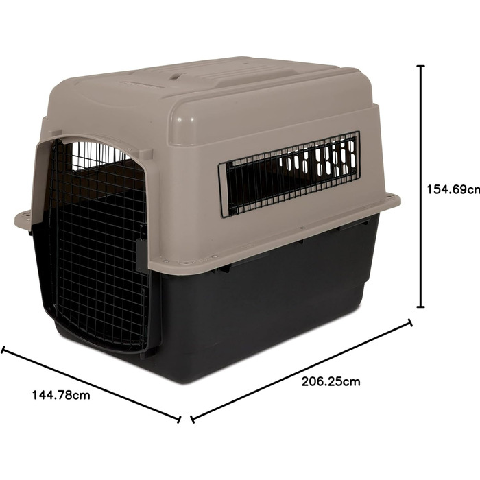 Кіньчата Trixie VARI Kennel V, 81 см, чорний/бежевий