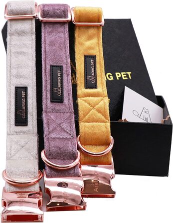 Набір повідка та нашийника для собак Aring PET, нашийник та повідок для собак, регульований набір повідків та нашийників для хлопчиків та дівчаток, темно-зелений (XS, сріблясто-сірий)