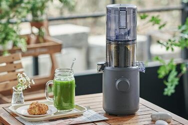 Hurom Slow Juicer | Vegetable and Fruit Juicer | H310 | Easy to Clean & Quiet Motor Electric Juicer with Mesh Filter | 150 Watts | BPA Free | Sleek Design | 220ml, Lavender
