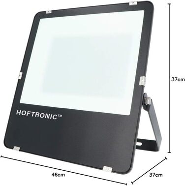 HOFTRONIC - LED Floodlight Outdoor 200W 32000 Lumens 160lm/W 4000K Neutral White Outdoor Floodlight Super Bright Floodlight Outdoor Spotlight 5 Year Warranty