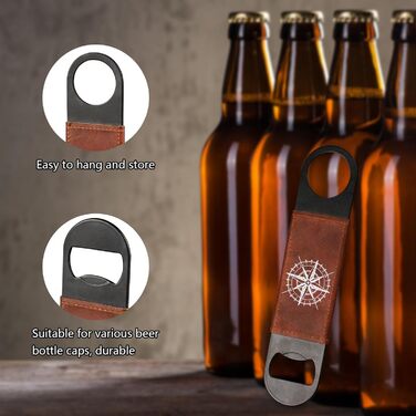 Набір фляга 260мл з нержавіючої сталі для віскі, міні-фляга, подарунок для батька (колір: коричневий)