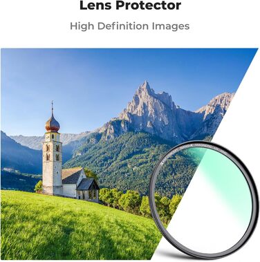 Фільтр UV K&F Concept 77mm для об'єктивів: захист від пилу, бруду та подряпин (магнітний)