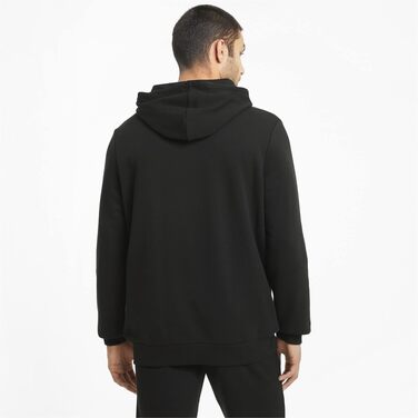 Чоловіча толстовка-худі Puma ESS No. 1 Logo Hoodie TR чорного кольору, розмір XXL