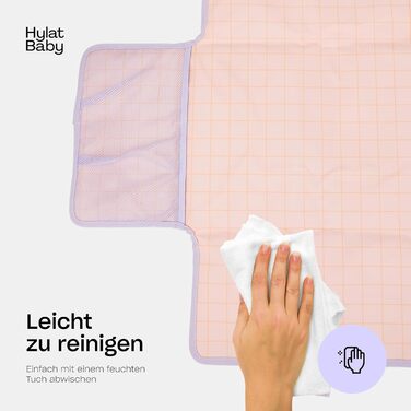Hylat Baby Diaper Bag with Changing Mat and Cotton Bag - modern bag for diapers and baby essentials – ideal for on the go