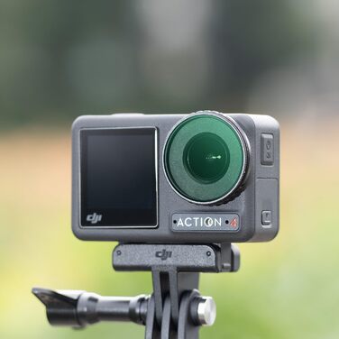 Фільтри K&F Concept ND/CPL для DJI Osmo Action 5/4 PRO: набір 6 шт. (ND8, ND16, ND32, ND64, ND256, CPL)
