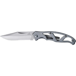 Gerber folding knife with plain edge blade and pocket clip (Mini 5.6 cm (EU))