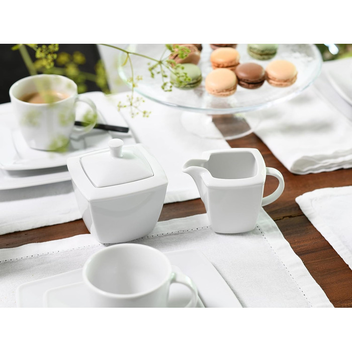 Creatable 12330, Victoria white series, tableware set milk and sugar set 20cl, 2-piece