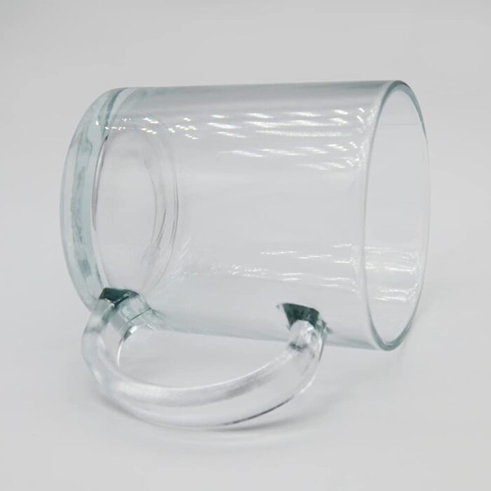Склянка для сублімації MR.R 11oz, прозора, набір 6 шт, кухоль із ручкою для термопереносу