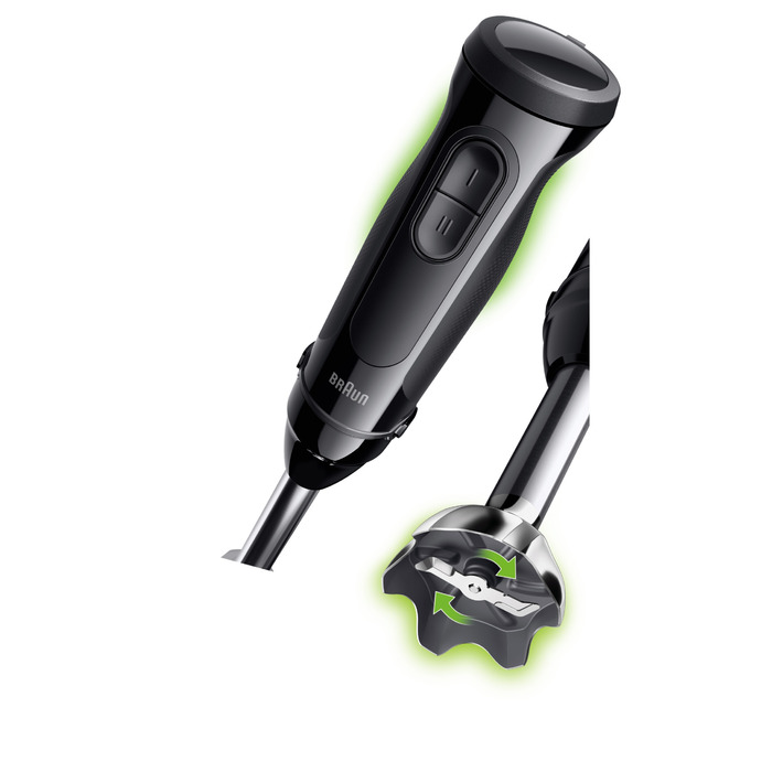 Занурювальний блендер Braun MQ30.201.MBK 900 Вт, чорний