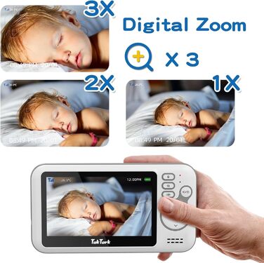 Дитячий відеоняня TakTark з камерою, 4.3