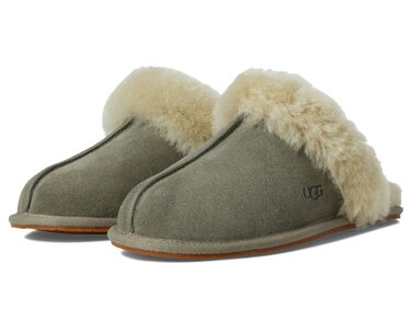 Жіночі домашні капці UGG Scuffette II Metallic Spots, мохово-зелений/латунь, розмір 42 EU