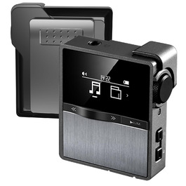 MP3-плеєр Hmusic P68 HiFi з кліпсою, Bluetooth, 16GB + карта пам'яті 128GB, підтримка DSD, Hi-Res аудіо