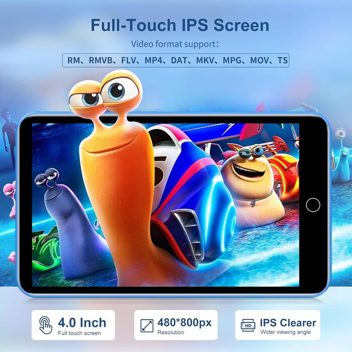 MP3 плеєр 80GB Bluetooth WiFi, 4.0